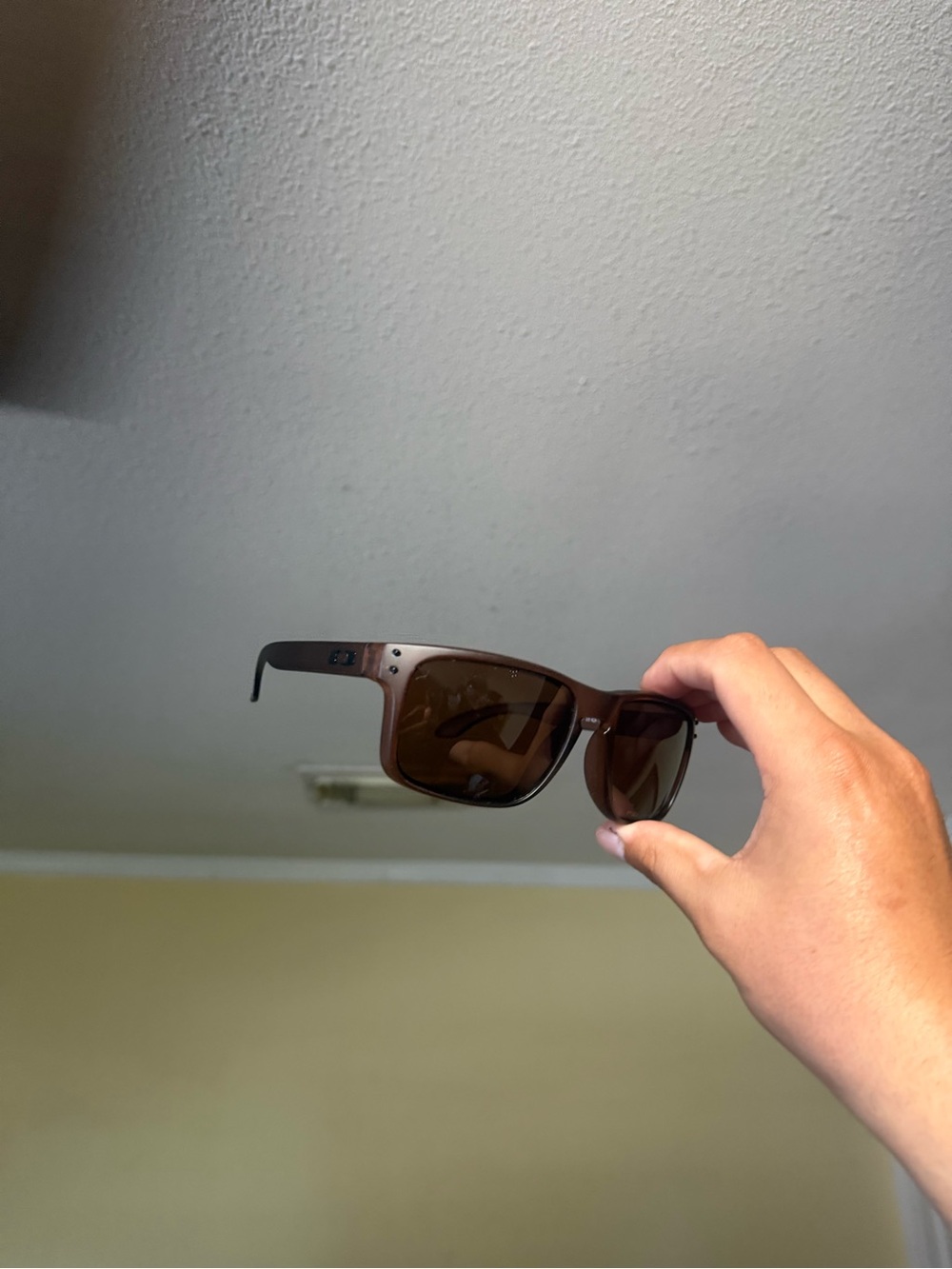 Men's Brown Polarized Sunglasses oaks o sunglasses